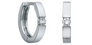 Earrings - Diamonds - 10kt white gold | DX126W05