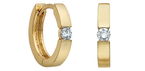 Earrings - Diamonds - 10kt Yellow Gold | DX126Y05