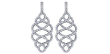 Load image into Gallery viewer, Earrings - 14kt White Gold - Diamond | DD2856
