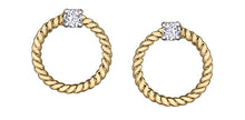 Charger l&#39;image dans la galerie, Earring - Diamond 10Kt Yellow Gold | DD7835Y
