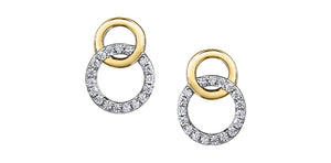 Diamond 10Kt Yellow Gold - Earrings | DD7684