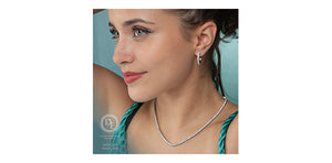 Hoop Earrings | 14kt White Gold | 2.00ct Lab Grown Diamonds