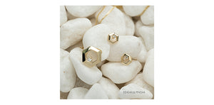Earrings - Natural Diamonds -  10Kt Yellow Gold  | DD7995YG