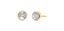 Charger l&#39;image dans la galerie, Diamond earrings 10Kt yellow gold | DD8089Y
