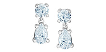 Load image into Gallery viewer, Earrings - 10kt white gold - Laboratory Grown Diamonds | 70028
