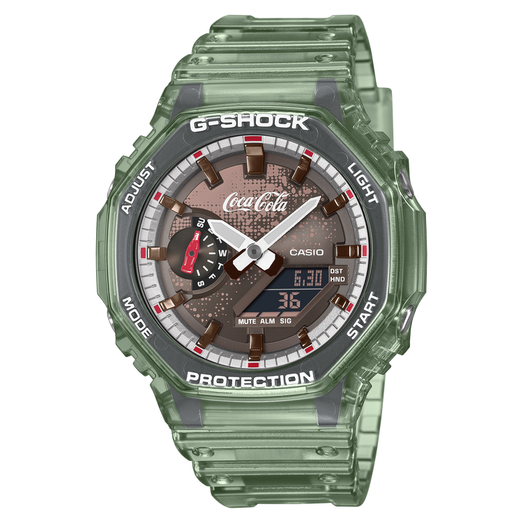 ク*公様 Casio G-Shock x Coca-Cola GA-2100CC Casio G-Shock - Coka -Cola | GA2100CC-3A – Assaleh Joailleries
