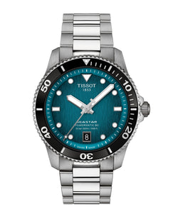 Tissot Seastar 1000 Powermatic 80 - 40mm -  Graded turquoise-black |  T1208071109100