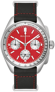 Bulova Lunar Pilot Quartz chrono - Red  | 96K115