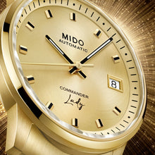 Load image into Gallery viewer, Mido Commander Lady - Champagne - 35mm | M0212073302100
