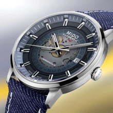Load image into Gallery viewer, Mido Commander Gradient Blue - 40mm | M0214071841100
