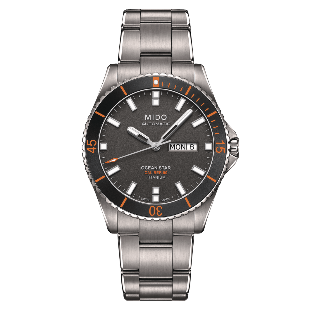 Mido Ocean Star 200 - Anthracite - 42.5mm - Titanium | M0264304406100