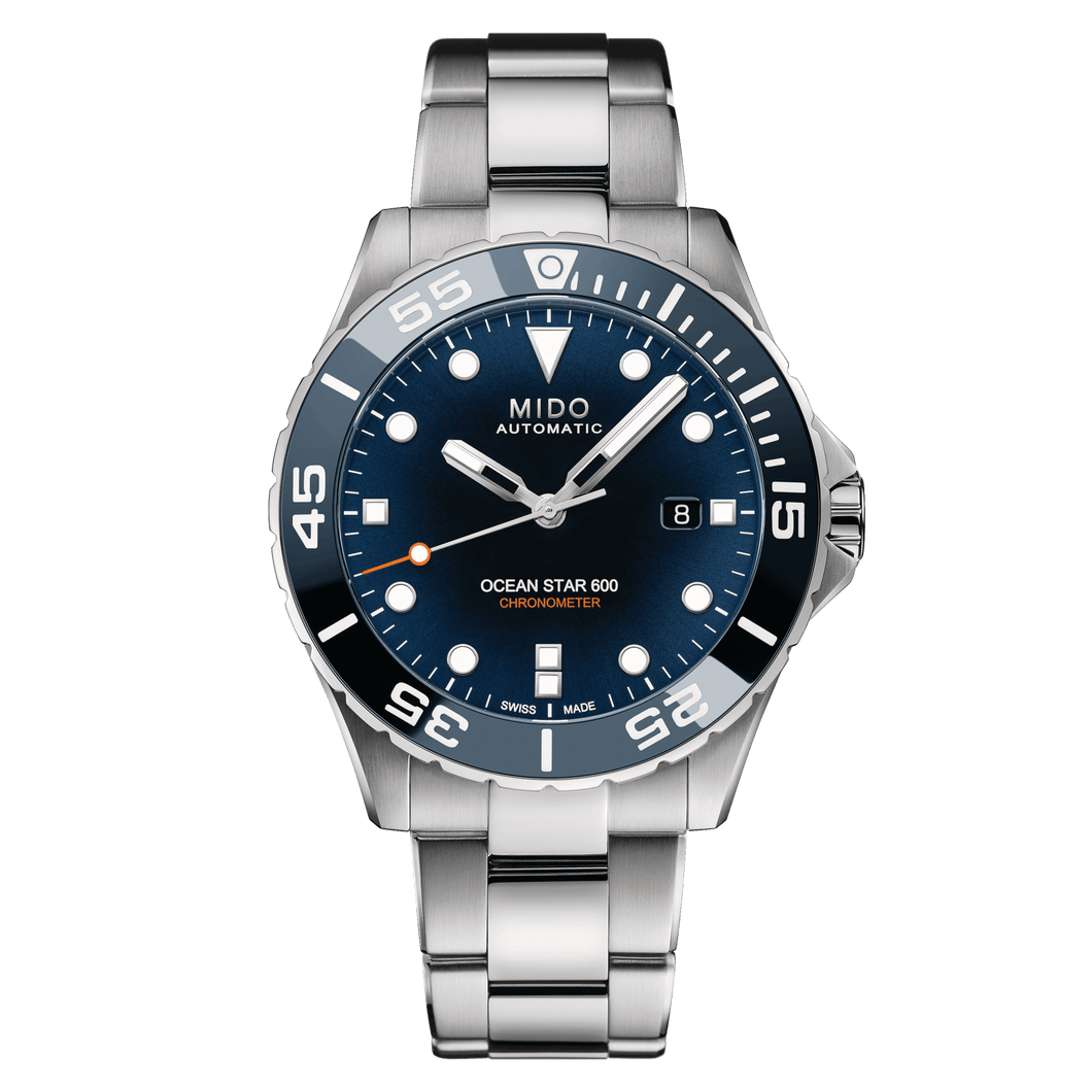 Mido Ocean Star 600 Chronometer - Blue - 43.5mm | M0266081104101