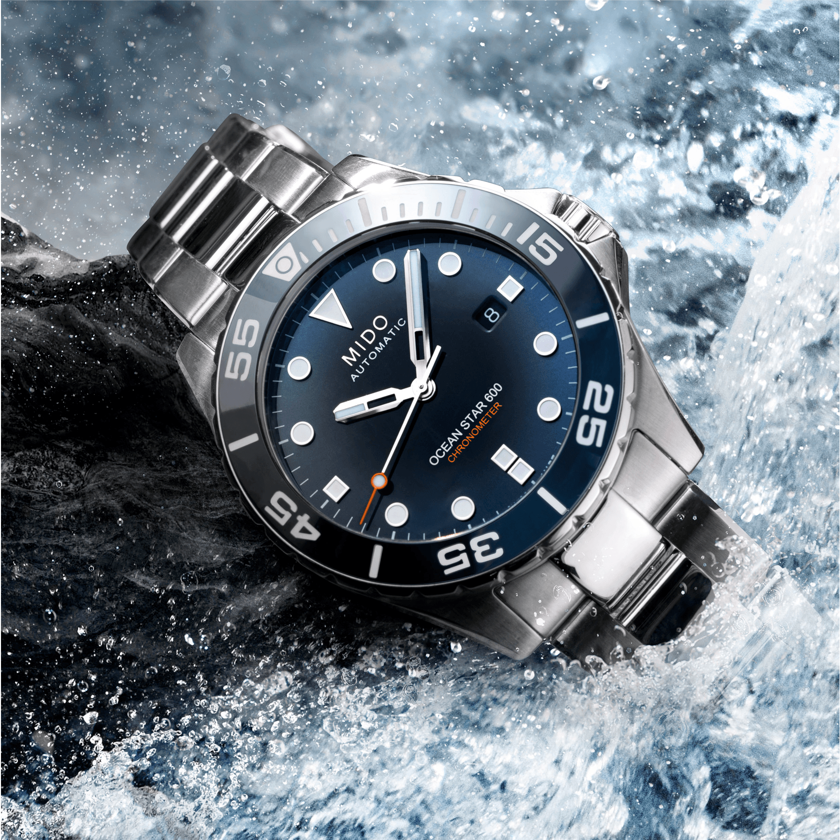 Mido Ocean Star 600 Chronometer - Blue - 43.5mm | M0266081104101 Mido Ocean Star 600 Chronometer - Blue - 43.5mm | M0266081104101
