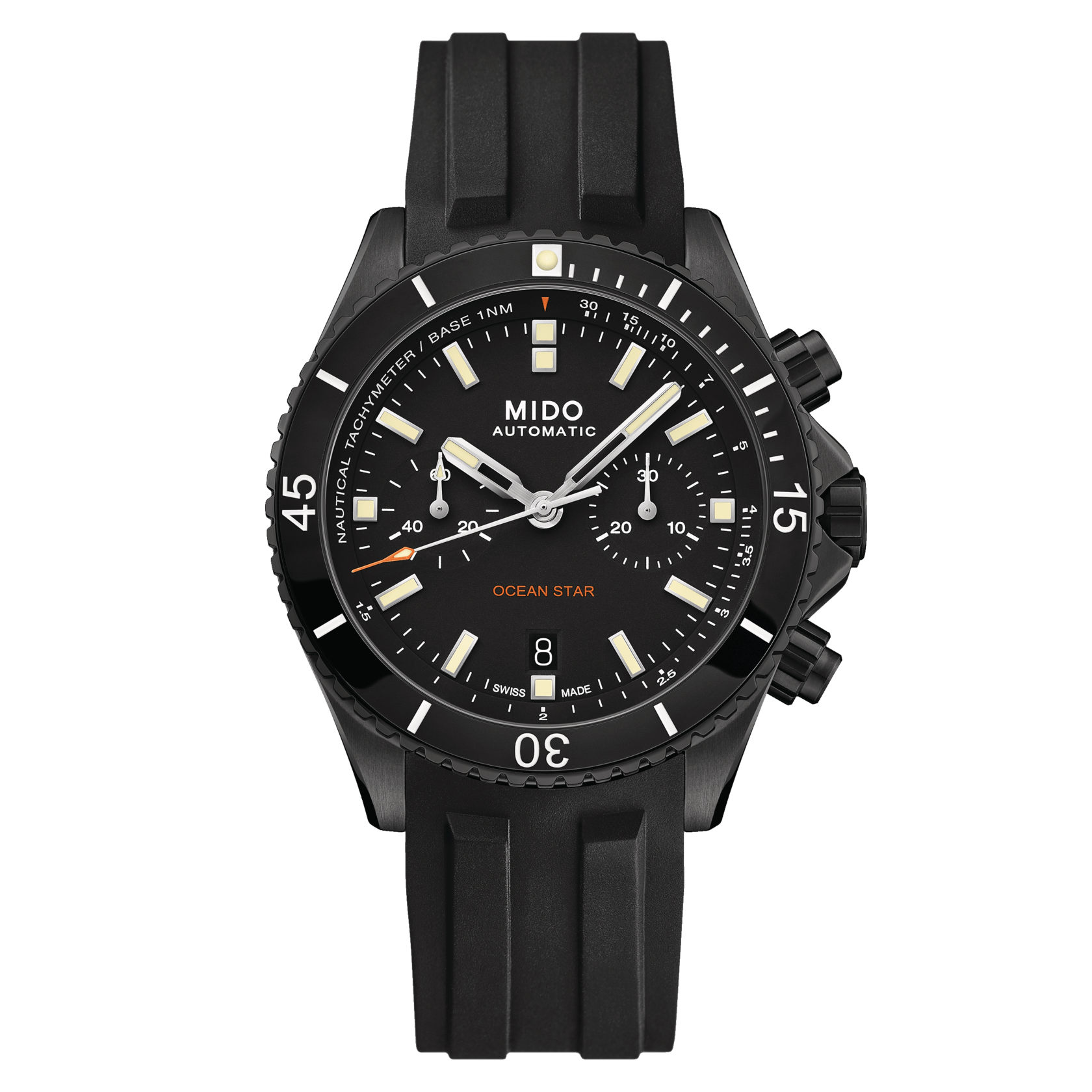 Mido Ocean Star Chronograph - Special edition - Black - 44mm