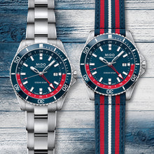 Charger l&#39;image dans la galerie, Mido Ocean Star GMT - Blue - 44mm | M0266291104100
