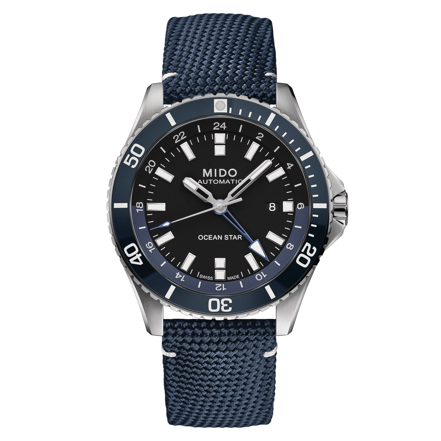 Mido Ocean Star GMT - Black - 44mm | M0266291705100 – Assaleh