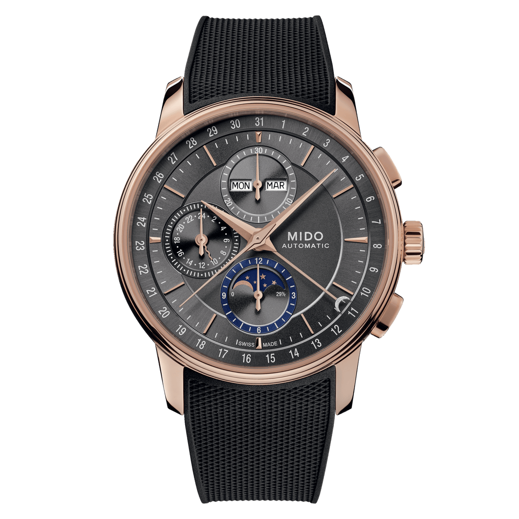 Mido Baroncelli Chronograph Moonphase - 42mm | M0276253706100