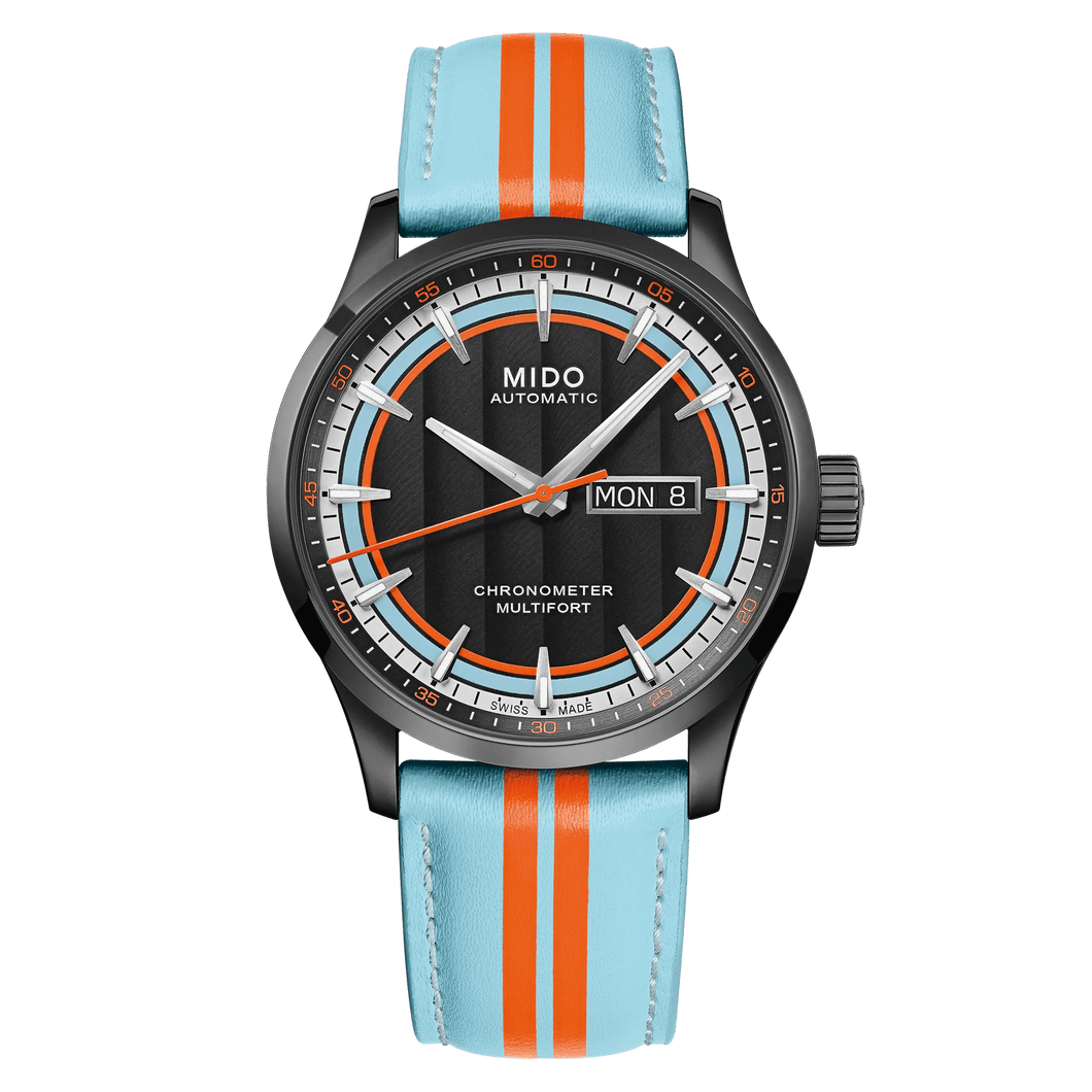 Mido Multifort Chronometer 1 Racer - Black - 42mm | M0384313605100