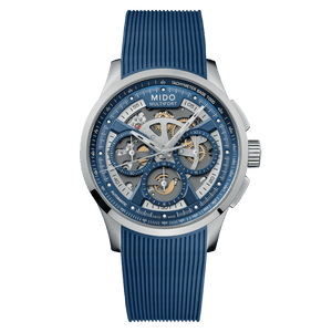MIDO Multifort Skeleton Chronograph - Blue - 43mm | M0386621704000