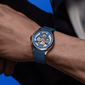 MIDO Multifort Skeleton Chronograph - Blue - 43mm | M0386621704000