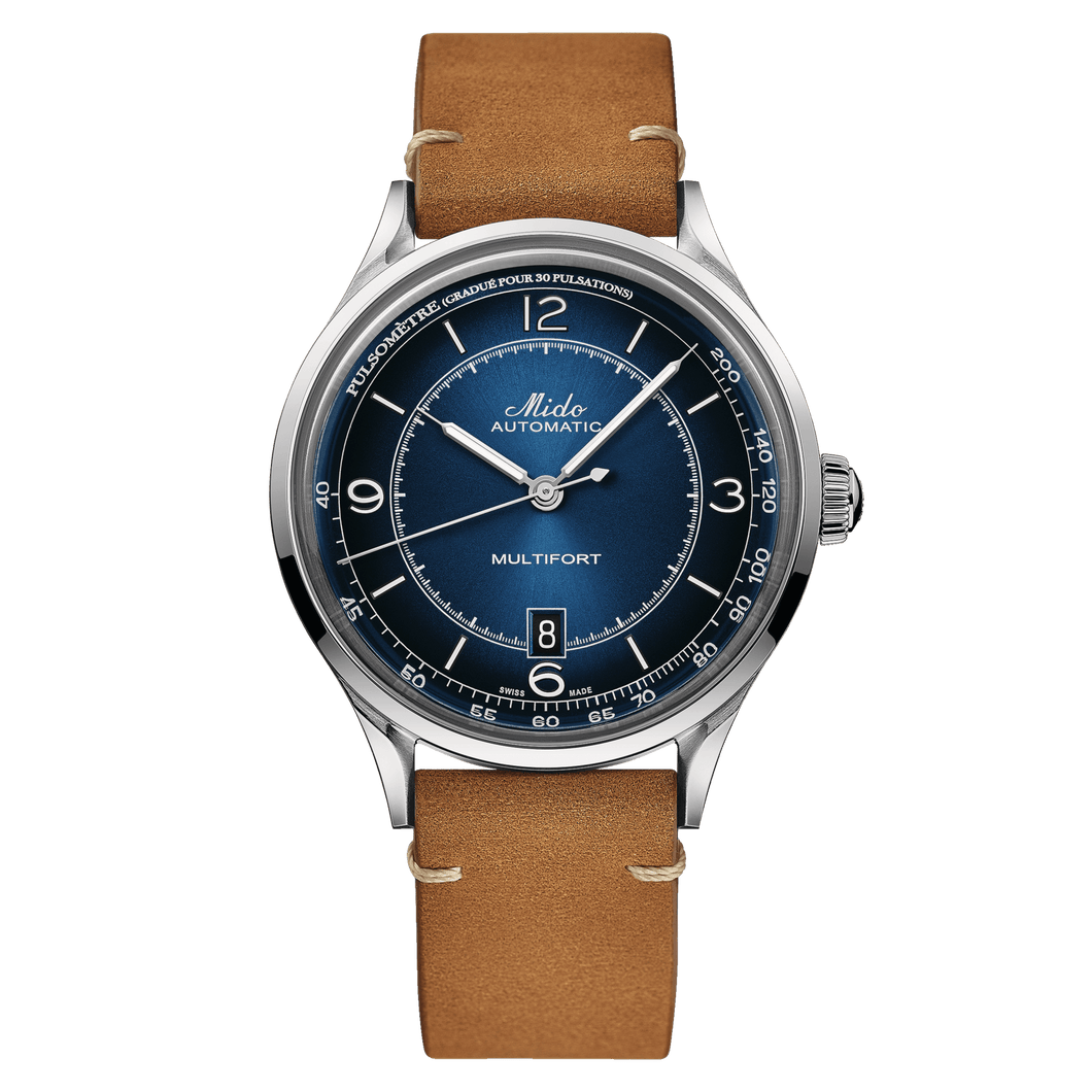 Mido Multifort Patrimony  - Blue - 40mm | M0404071604000