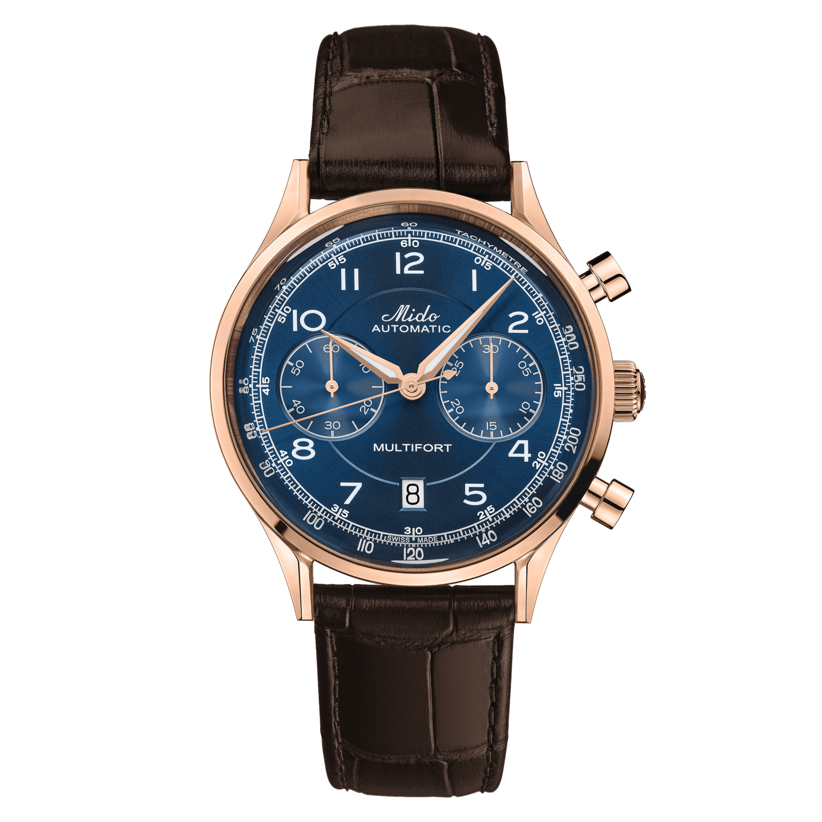 Mido Multifort Patrimony Chronograph - Blue - 42mm | M040.427.36
