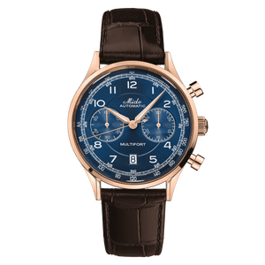 Mido Multifort Patrimony Chronograph  - Blue - 42mm | M040.427.36.042.00