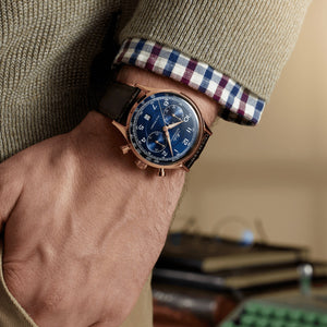 Mido Multifort Patrimony Chronograph  - Blue - 42mm | M040.427.36.042.00