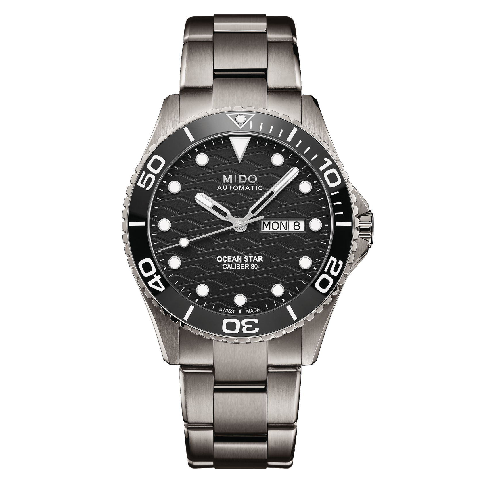 Load image into Gallery viewer, Mido Ocean Star 200C Titanium - Black - 42.5mm | M0424304405100