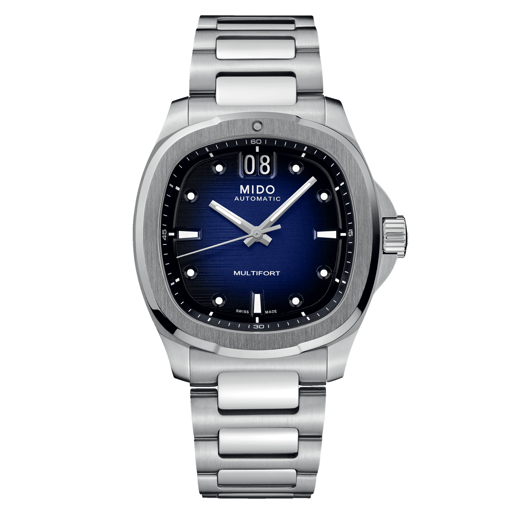 Mido Multifort TV Big Date - Blue - 39.2 x 40mm | M0495261104100