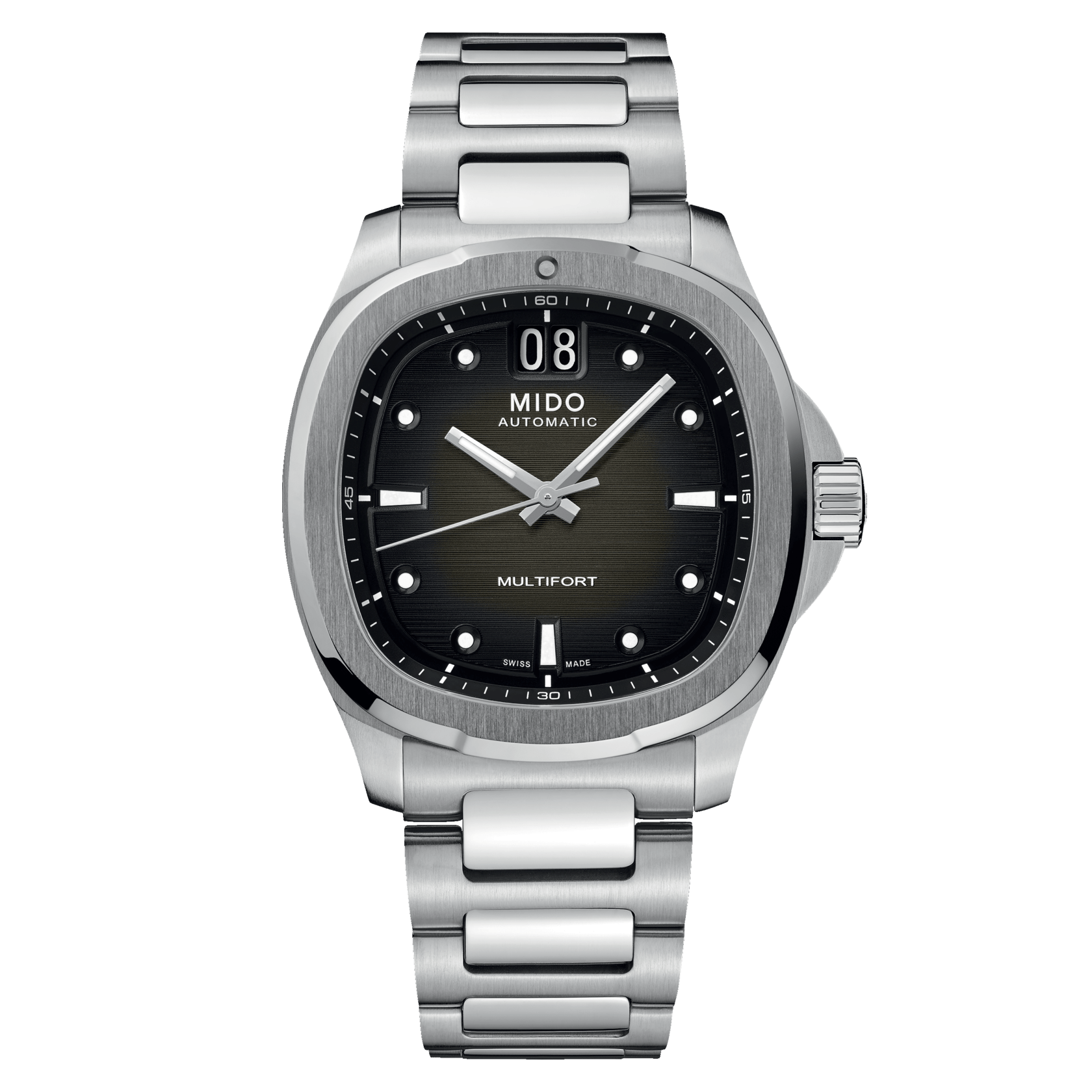 Mido Multifort TV Big Date - Grey - 39.2 x 40mm | M0495261108100