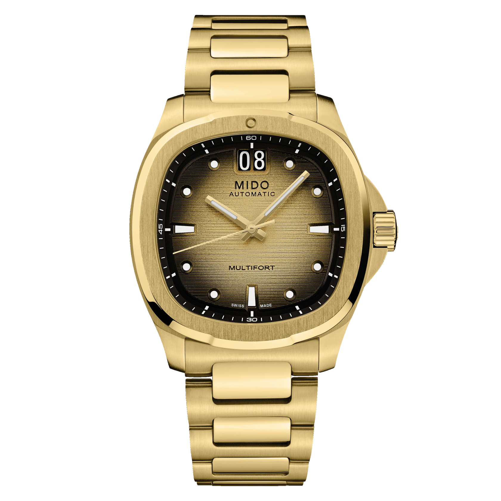 Mido Multifort TV Big Date - Champagne - 39.2 x 40mm