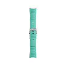Charger l'image dans la galerie, Mido RUBBER STRAP, Turquoise Multifort Shape 22mm
