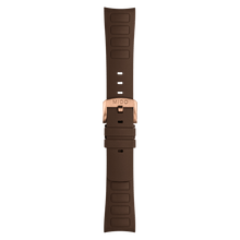 Charger l'image dans la galerie, Mido Multifort TV Big Date brown rubber strap 22mm
