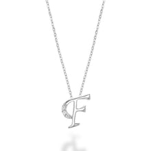 Charger l&#39;image dans la galerie, Mini Diamond Initial - 10Kt White Gold - A to Z
