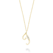 Charger l&#39;image dans la galerie, Mini Diamond Initial - 10Kt Yellow Gold - A to Z
