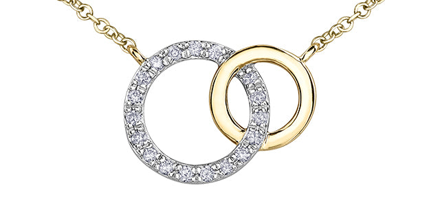 Diamond Necklace 10kt Yellow Gold | DD7685