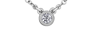 Necklace 14kt White Gold - Maple Leaf Diamonds | ML826W05