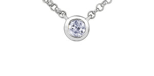 Necklace 14kt White Gold - Maple Leaf Diamonds | ML826W14