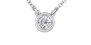 Necklace 14kt White Gold - Maple Leaf Diamonds | ML826W18