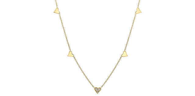 Necklace - Diamonds - 10kt Yellow Gold | DD7929