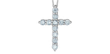 Charger l&#39;image dans la galerie, Cross - 10kt White Gold - Laboratory Grown Diamonds | 70033
