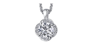 Necklace 18kt White Gold - Maple Leaf Diamonds | PP3054W/33C-18