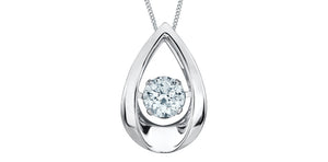 Necklace - 10kt White Gold - Laboratory Grown Diamonds | 70045