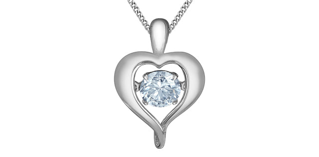 Necklace - 10kt White Gold - Laboratory Grown Diamonds | 70043