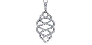 Necklace 14kt White Gold - Diamonds | DD2857