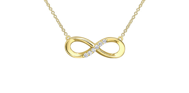 Diamond Necklace 10kt Yellow Gold | DD8165Y