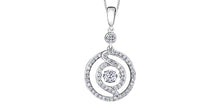 Load image into Gallery viewer, Diamond - 10kt White Gold Pendant and Chain | DX717-50PTS
