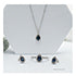 Charger l&#39;image dans la galerie, Diamond &amp; Sapphire - Pendant &amp; Chain 10Kt White Gold | DD7678
