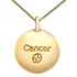 Zodiac Cancer Pendant and Chain - 10Kt Yellow Gold - Diamonds  | DX846YCAN
